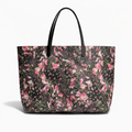 【#246】Pre-owned Givenchy 4G Large Tote Bag Floral Print Nylon