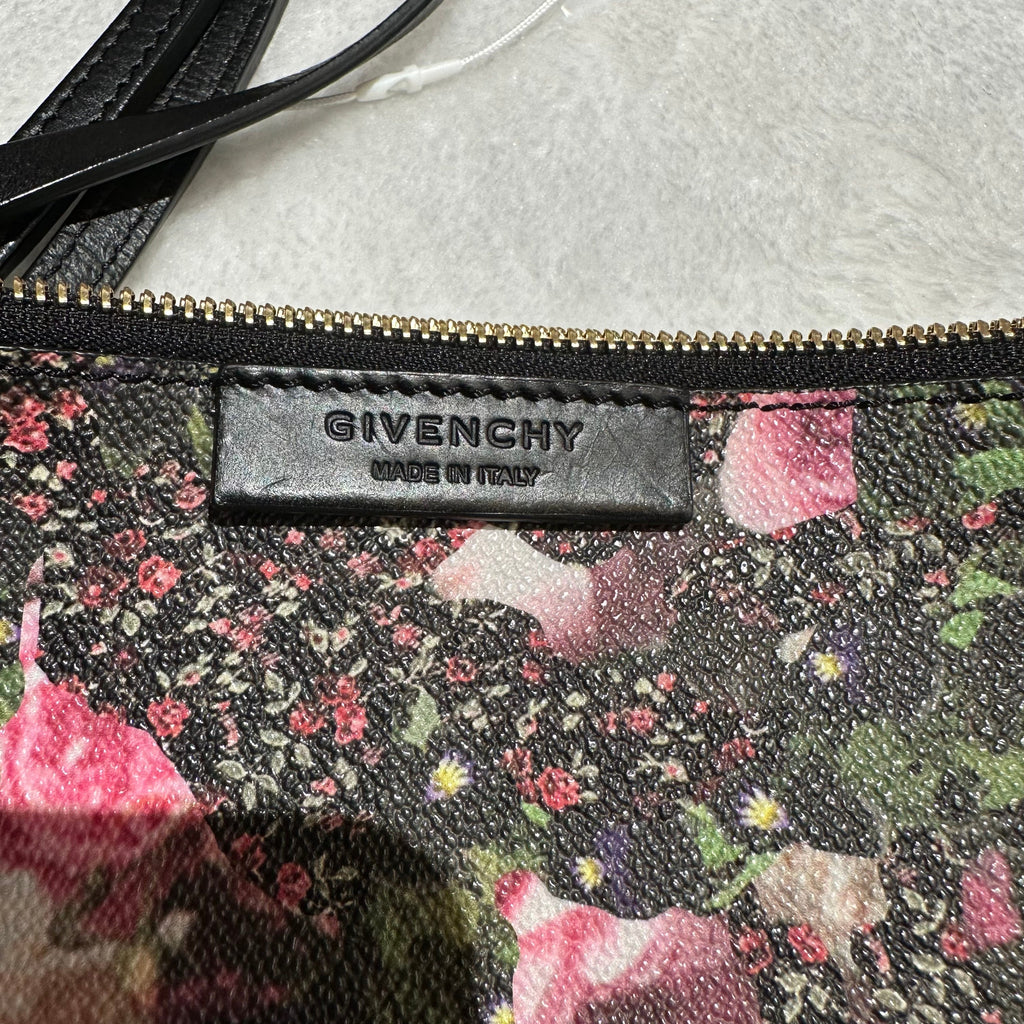【#246】Pre-owned Givenchy 4G Large Tote Bag Floral Print Nylon