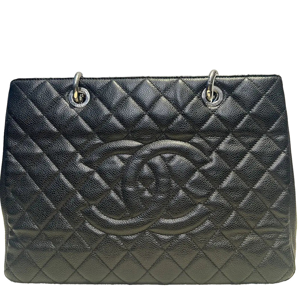【#041】Pre-owned Chanel Medium 19 Bag Black Caviar Leather Shoulder Bag HZ250422011
