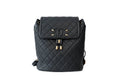 【#035】Pre-owned Chanel Filigree Backpack Small Black  Calfskin Backpack HZ250711019