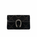 【#177】Pre-owned Gucci Dionysus Small Deep Blue Velvet Cross body bag HZ2602280&&