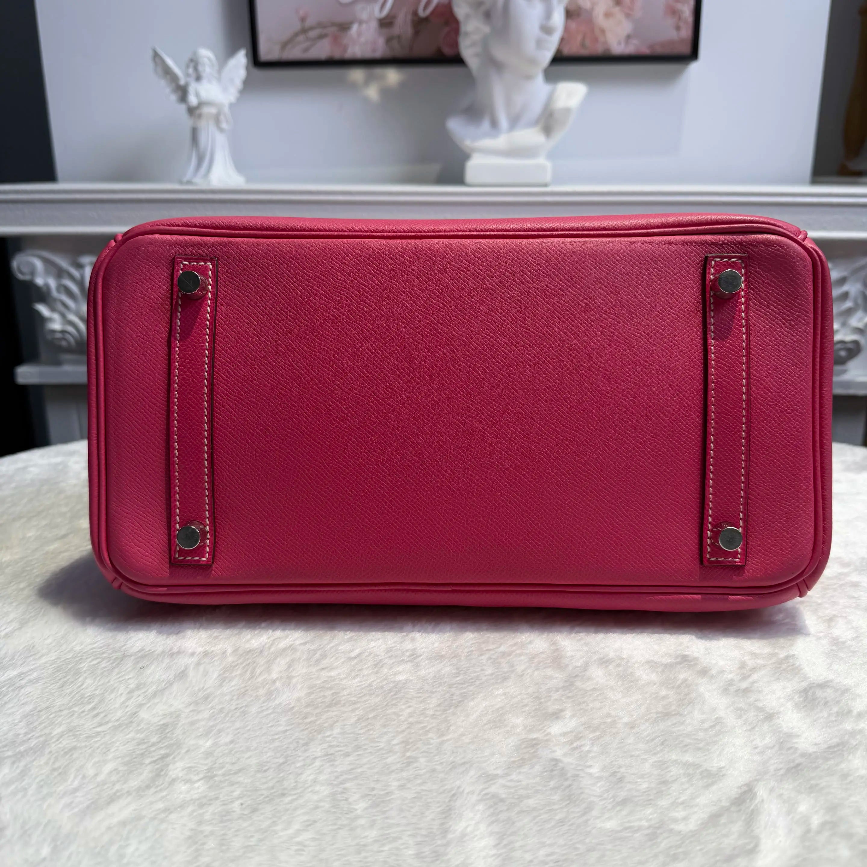【#016】Pre-owned Hermès Birkin 30 Rose Epsom Leather Handbag HZ260210011