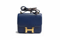 【#011】Pre-owned Hermès Constance 24 Deep Blue Epsom Leather X Stamp Handbag HZ260110016