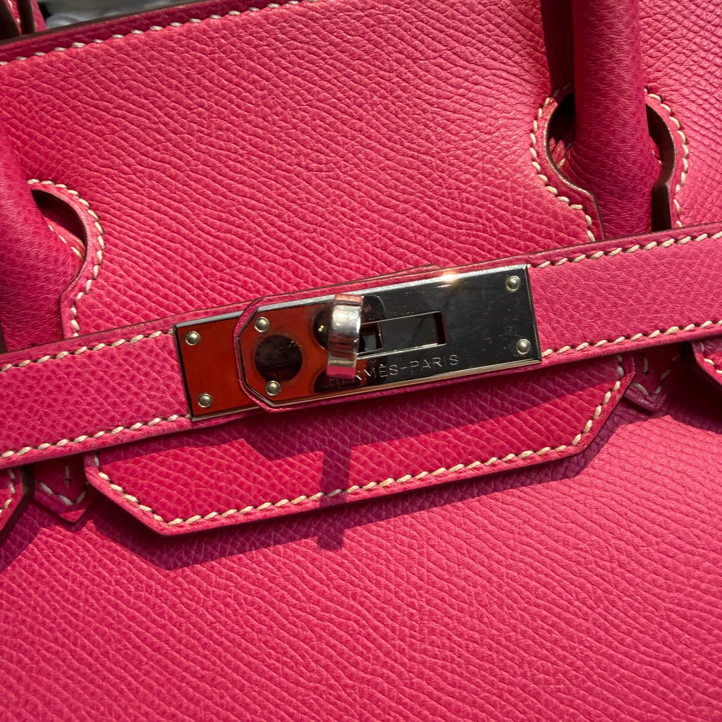 【#016】Pre-owned Hermès Birkin 30 Rose Epsom Leather Handbag HZ260210011