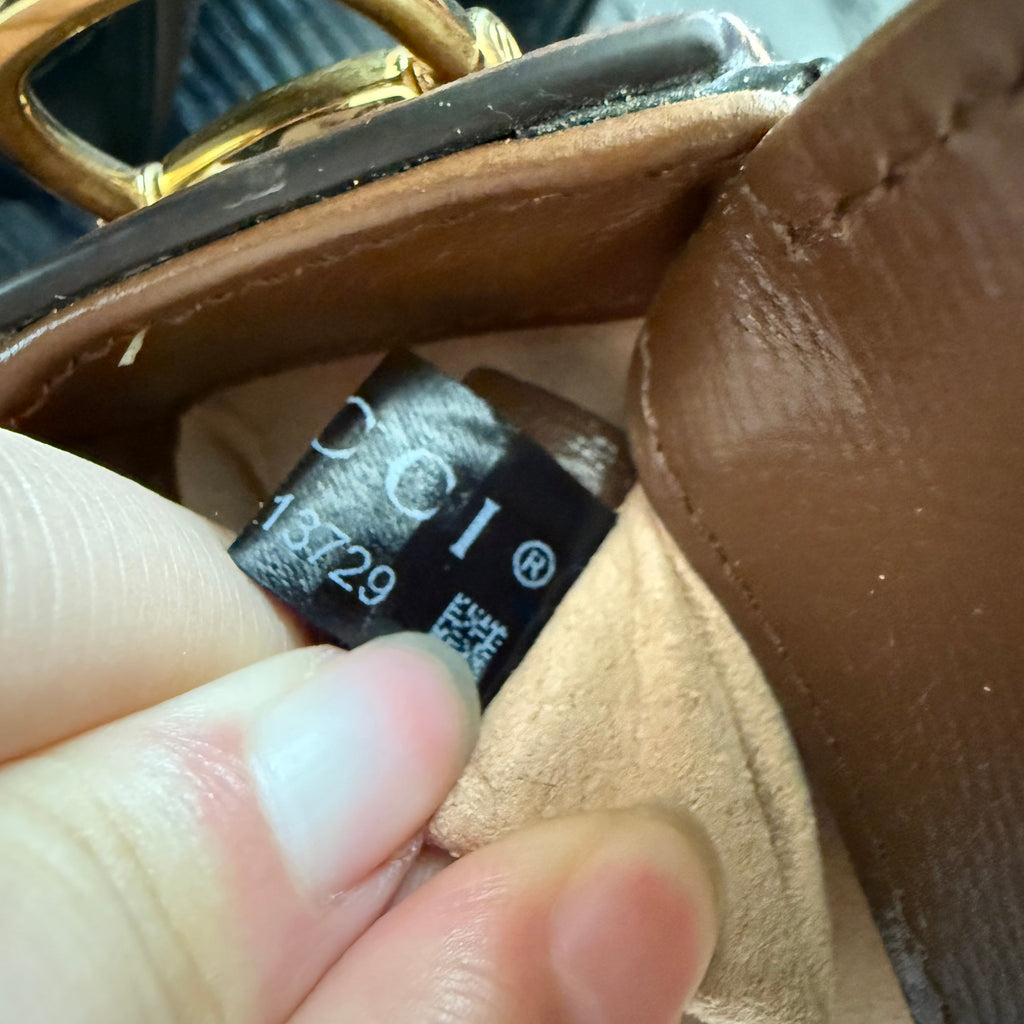 【#173】Pre-owned Gucci Horsebit 1955 Mini Bag GG Supreme Canvas2509220&&