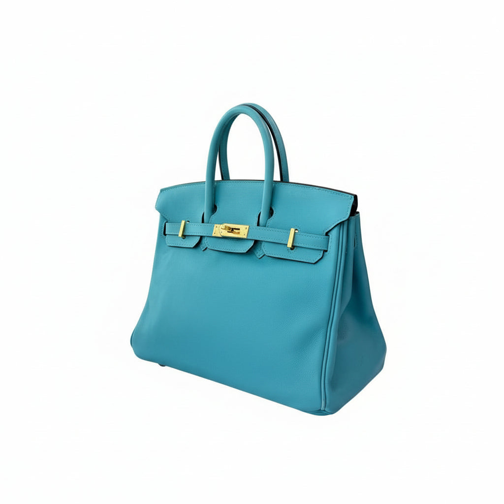 【#207】Pre-owned Hermès Birkin 30 Bag Bleu Atoll Swift Leather
