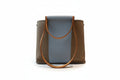 【#006】Pre-owned Hermès Cabag 32 Q Stamp Blue-Grey Canvas Leather Tote Bag HZ251022013