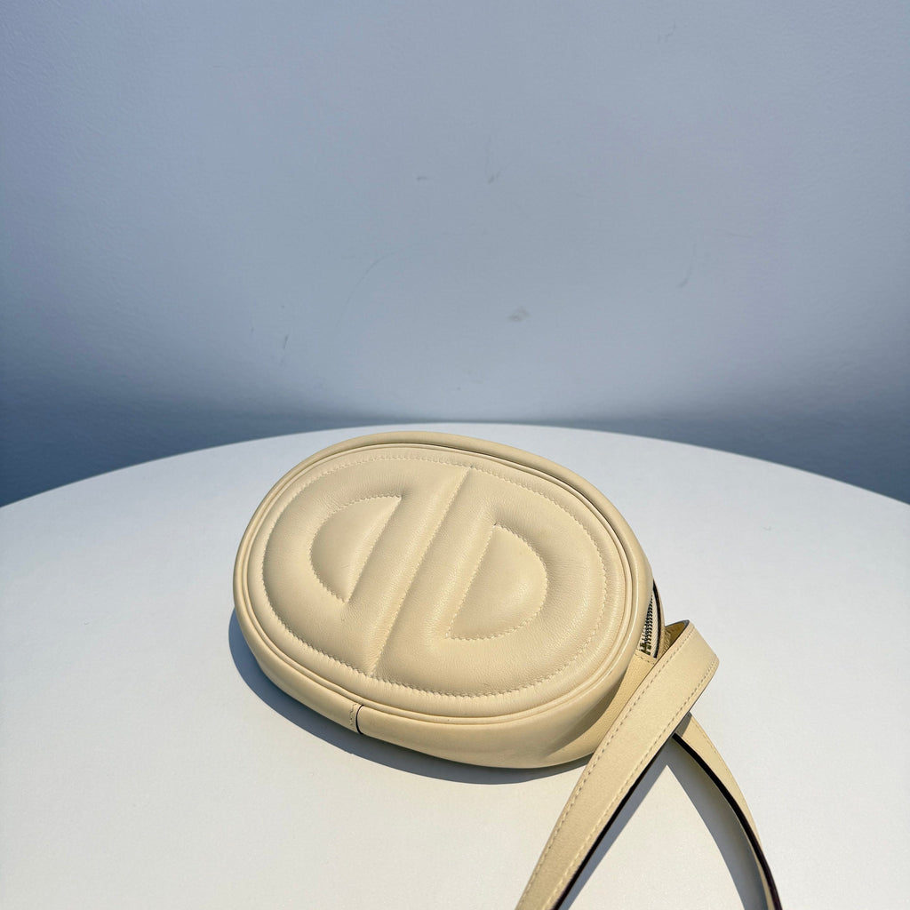 【#005】Pre-owned Hermès In-the-Loop Cream White Swift Leather Crossbody Bag HZ251106021