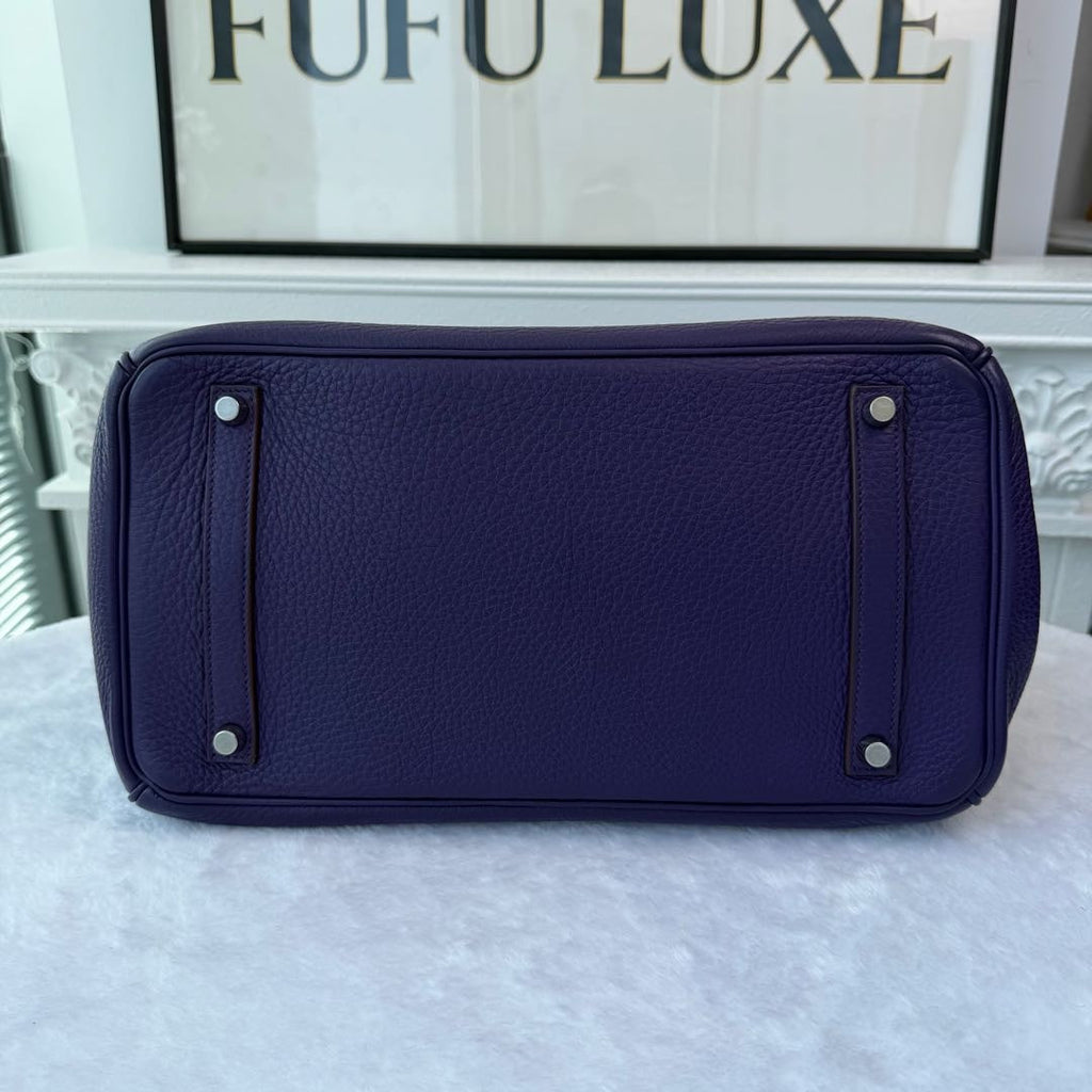 【#208】Pre-owned Hermès Birkin 35 Bag Ultraviolet Togo Leather