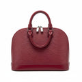 【#085】Pre-owned Louis Vuitton Alma PM Fuchsia Epi Leather Bag