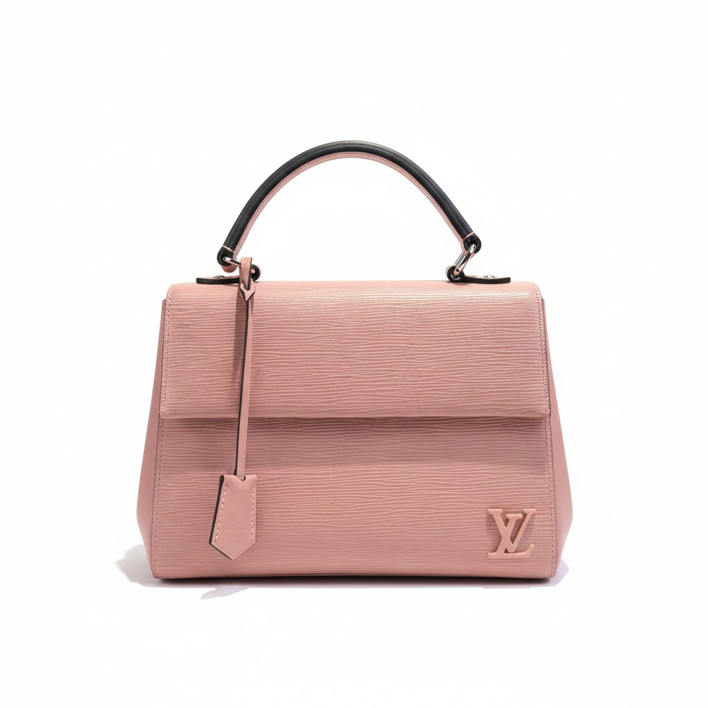 【#053】Pre-owned Louis Vuitton Cluny BB Pink Epi Leather Top Handle Bag