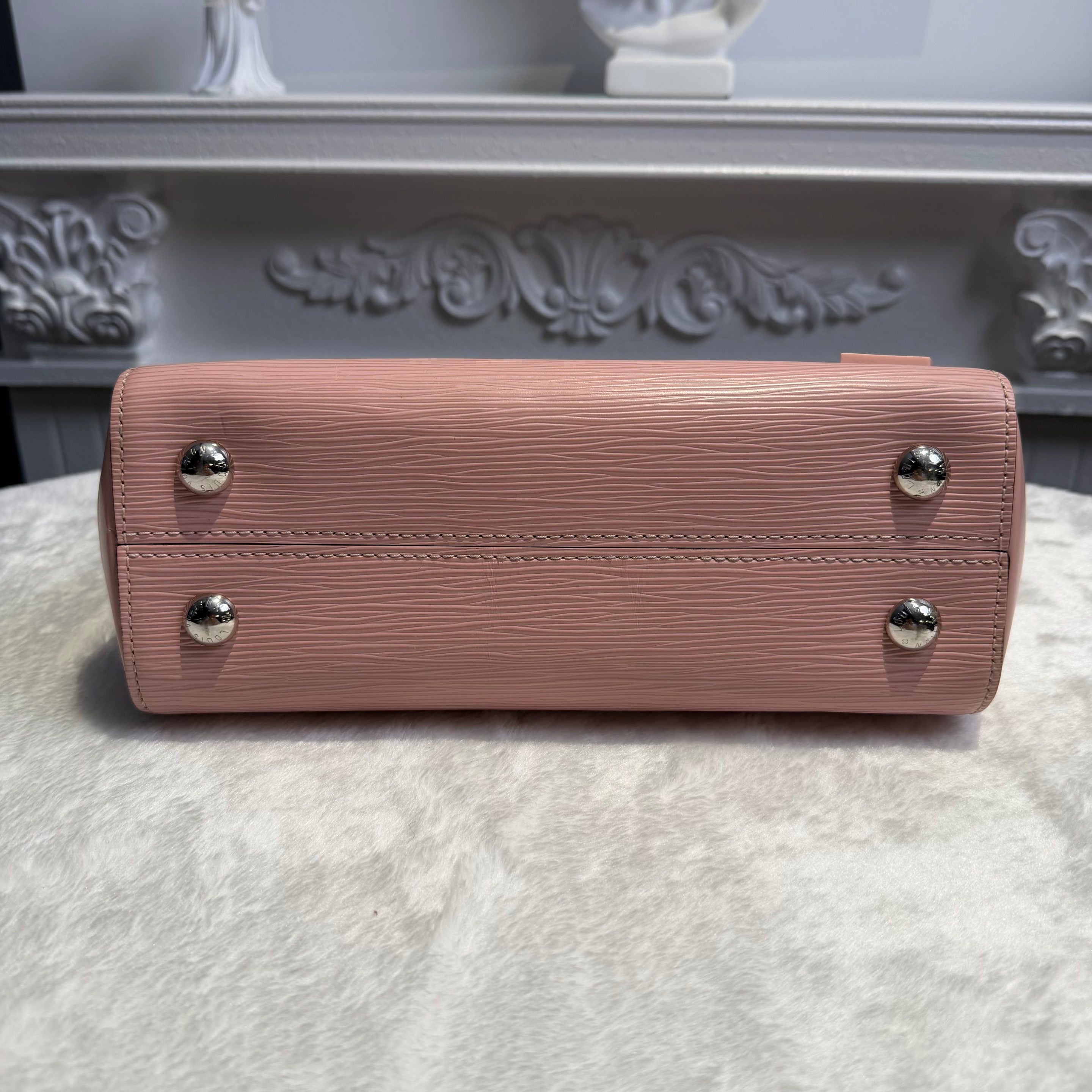 【#053】Pre-owned Louis Vuitton Cluny BB Pink Epi Leather Top Handle Bag