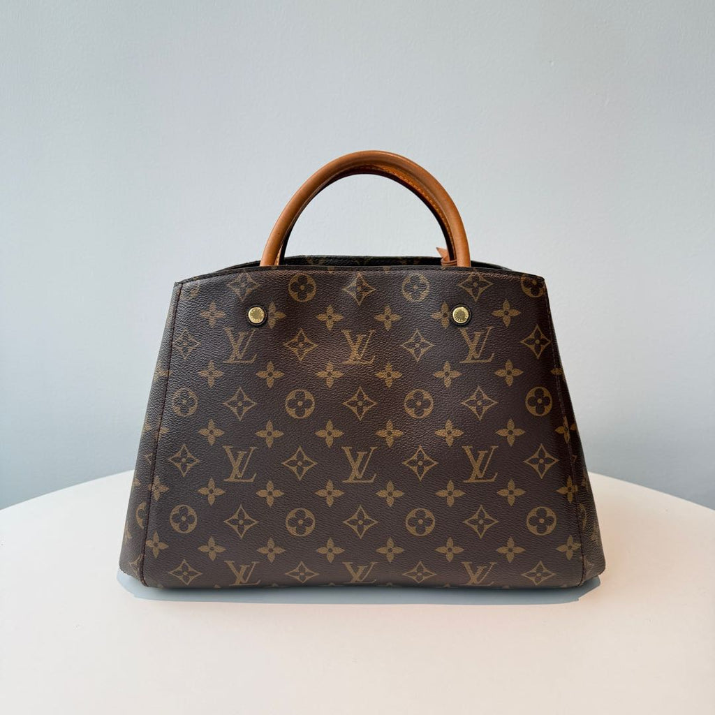 【#092】Pre-owned Louis Vuitton Montaigne MM Monogram Canvas Tote BagHZ2509280&&