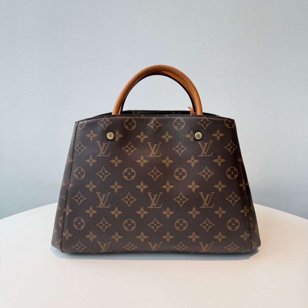 【#092】Pre-owned Louis Vuitton Montaigne MM Monogram Canvas Tote BagHZ2509280&&