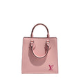 【#069】Pre-owned Louis Vuitton Petit Sac Plat Rose Ballerine Epi Leather Mini Tote Bag