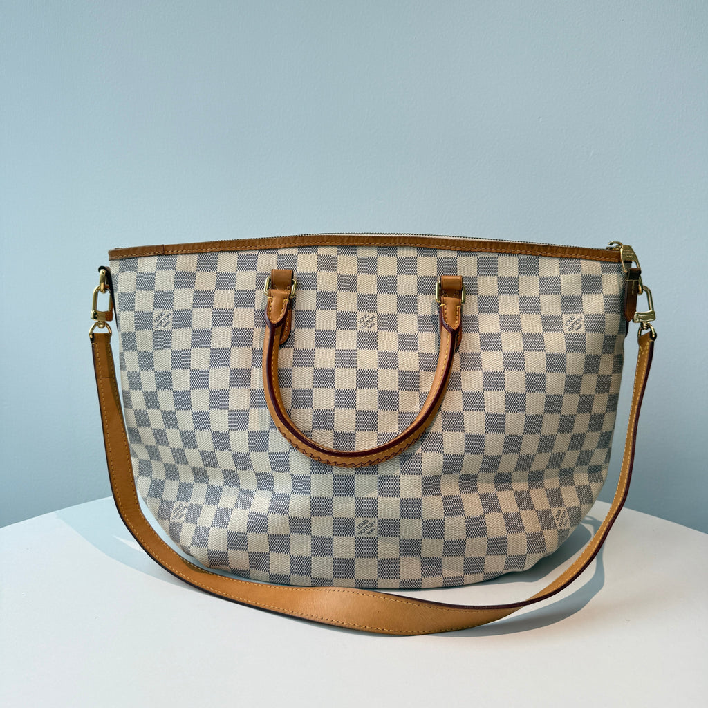 【#079】Pre-owned Louis Vuitton Saleya MM Damier Azur Canvas Tote BagHZ2510220&&