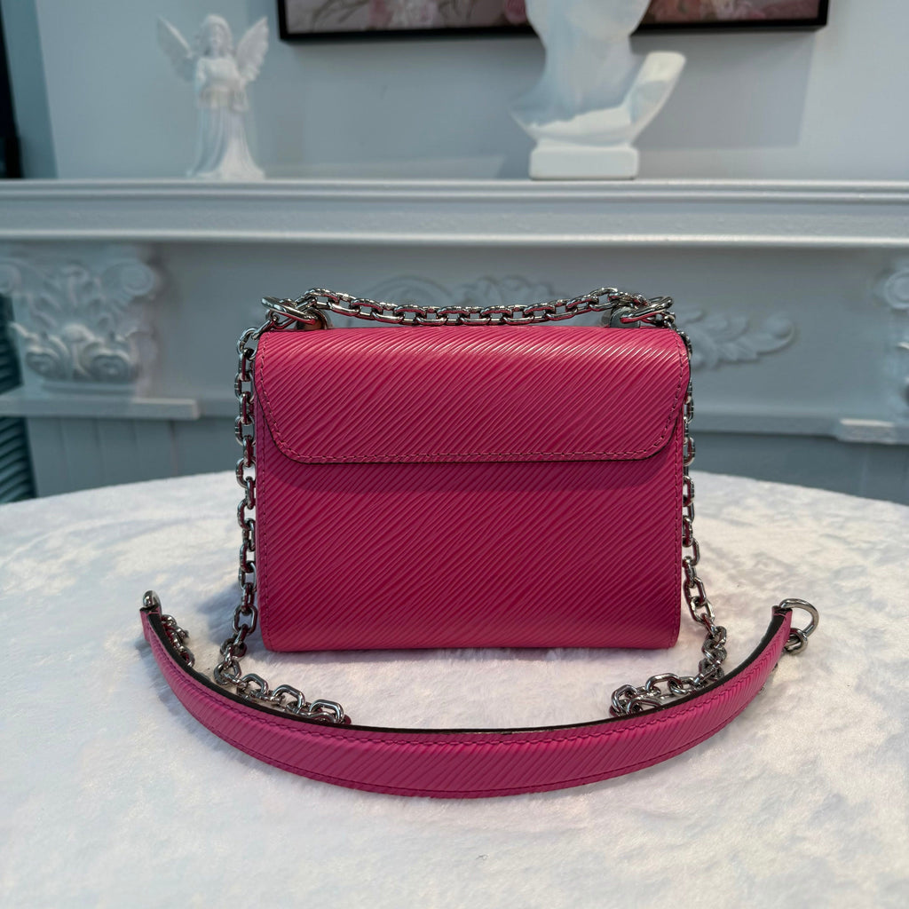 【#055】Pre-owned Louis Vuitton Essential V Mini Hot Pink Epi Leather Chain Crossbody BagHZ2602070&&