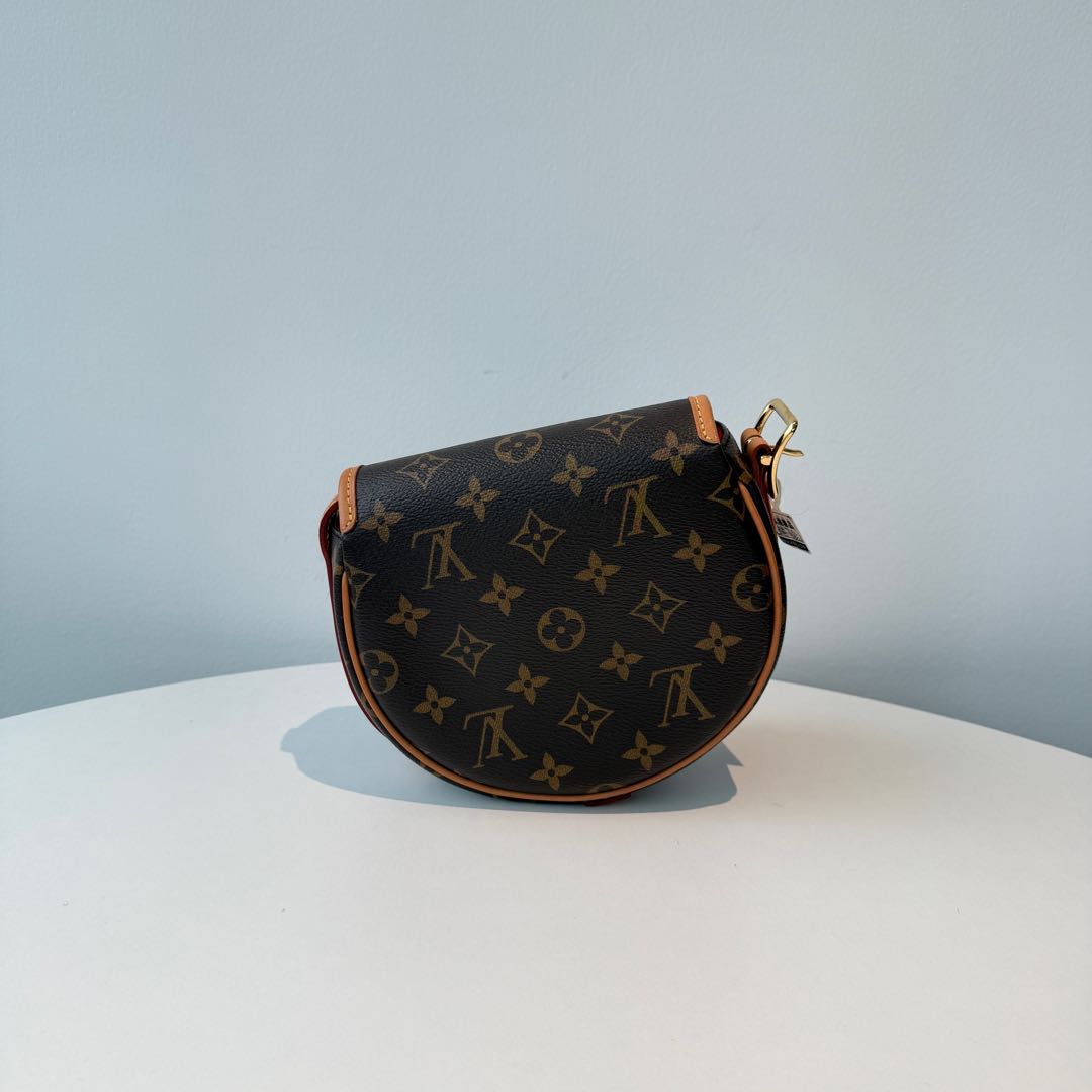 【#086】Pre-owned Louis Vuitton Tambourin Monogram Canvas Saddle BagHZ2509290&&