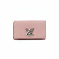 【#039】Pre-owned Louis Vuitton Twist Wallet On Chain Pink Epi Leather Crossbody BagHZ2603060&&