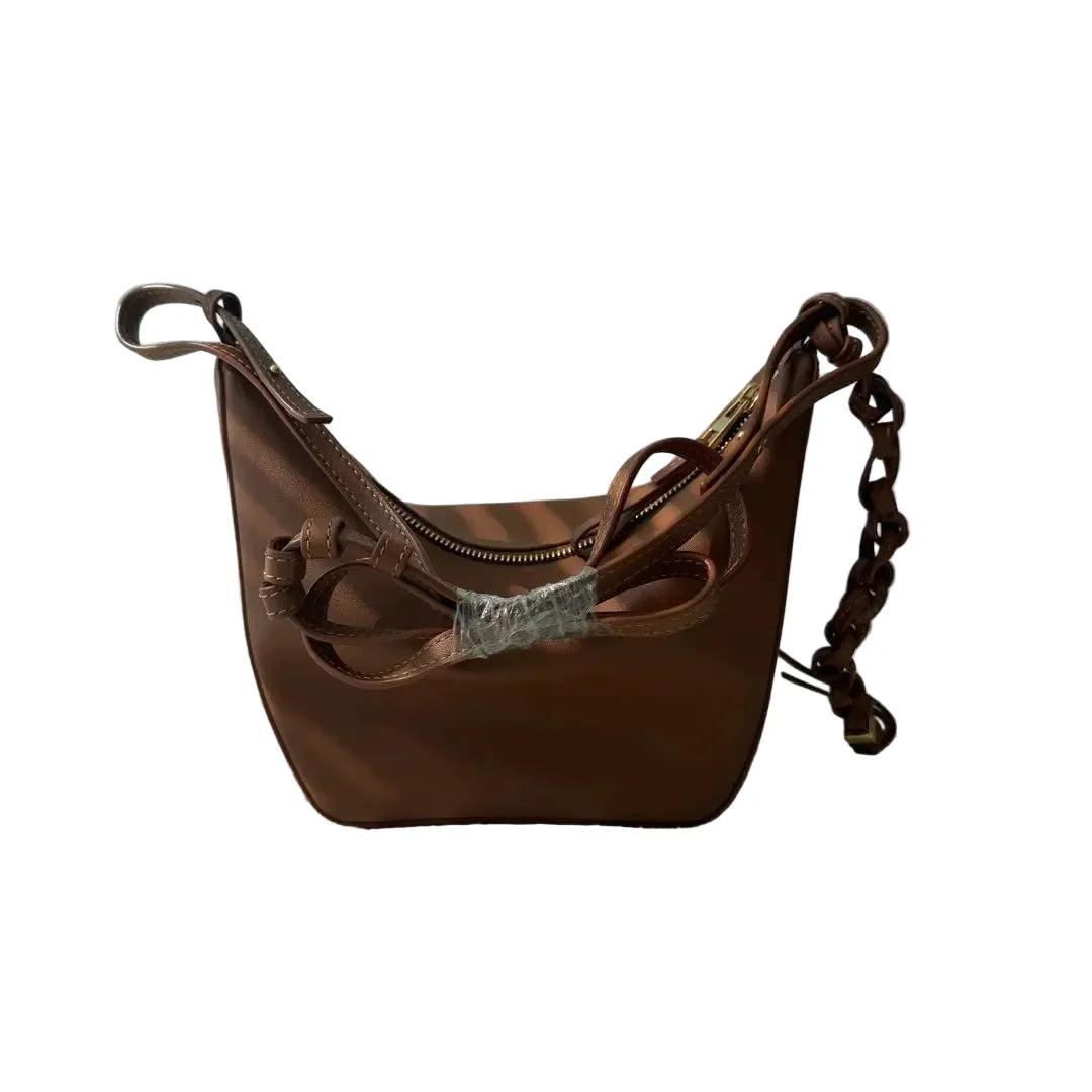 【#103】Pre-owned Loewe Hammock Mini Brown Calfskin Hobo HZ251129023