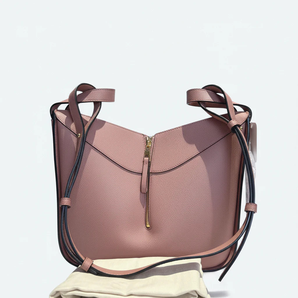【#108】Pre-owned Loewe Hammock Small Sand color Calfskin Crossbody Bag HZ251225021