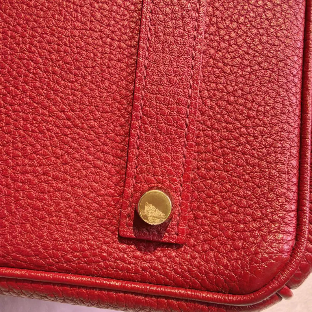 【#206】Pre-owned Hermès Birkin 35 Bag Rouge Garance Togo Leather HZ260110011