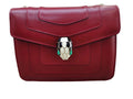 【#004】Pre-owned BVLGARI Serpenti Forever Medium Fuchsia Smooth Calfskin Shoulder Bag HZ2505230&&