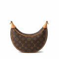 【#072】Pre-owned Louis Vuitton Loop Monogram Canvas Hobo Bag